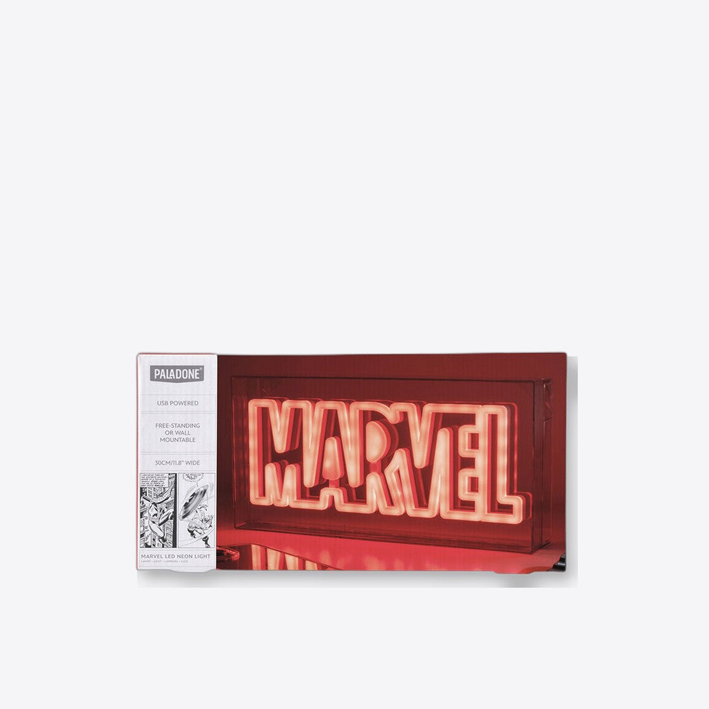 Lampara paladone marvel logo led neon light (imagen 4 de 6)