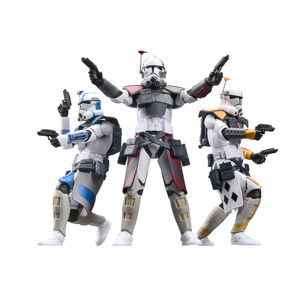 Hasbro Set 3 Figuras Star Wars The Clone Wars Star Wars The Black Series 15cm (imagen 8 de 10)