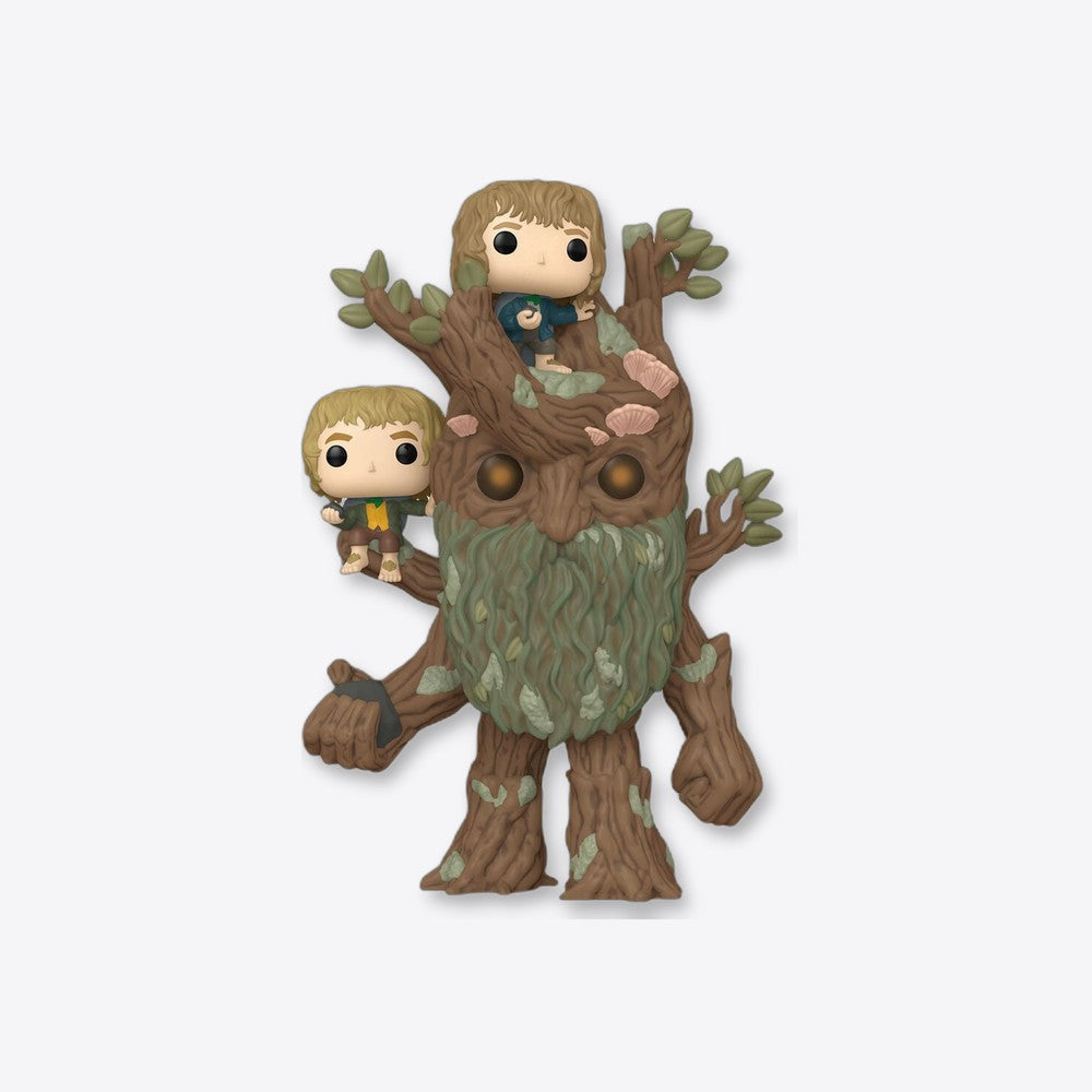 Funko Figura POP Super El Señor de los Anillos Treebeard with Merry & Pippin (imagen 3 de 6)