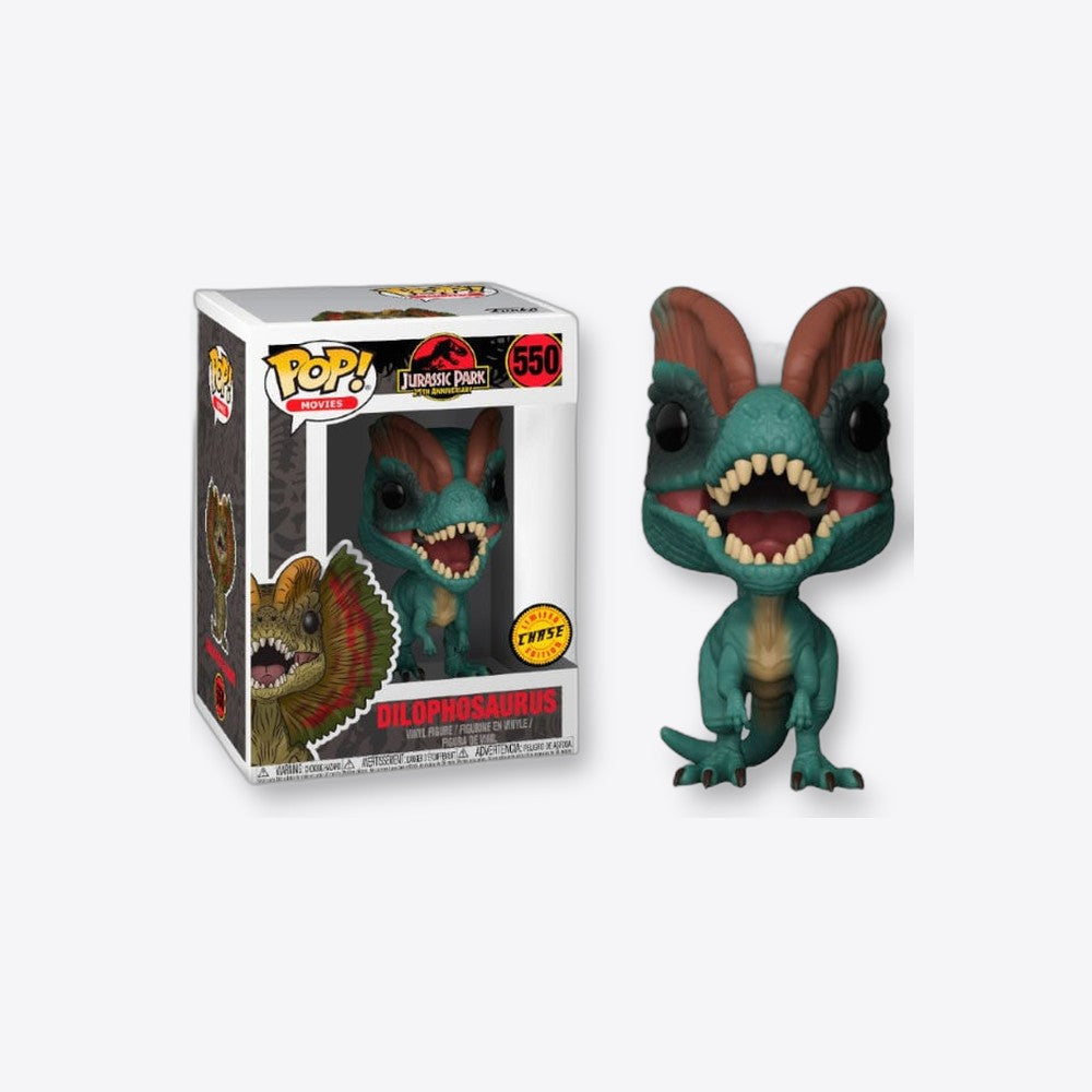 Funko Figura POP Jurassic Park Dilophosaurus Chase (imagen 2 de 6)