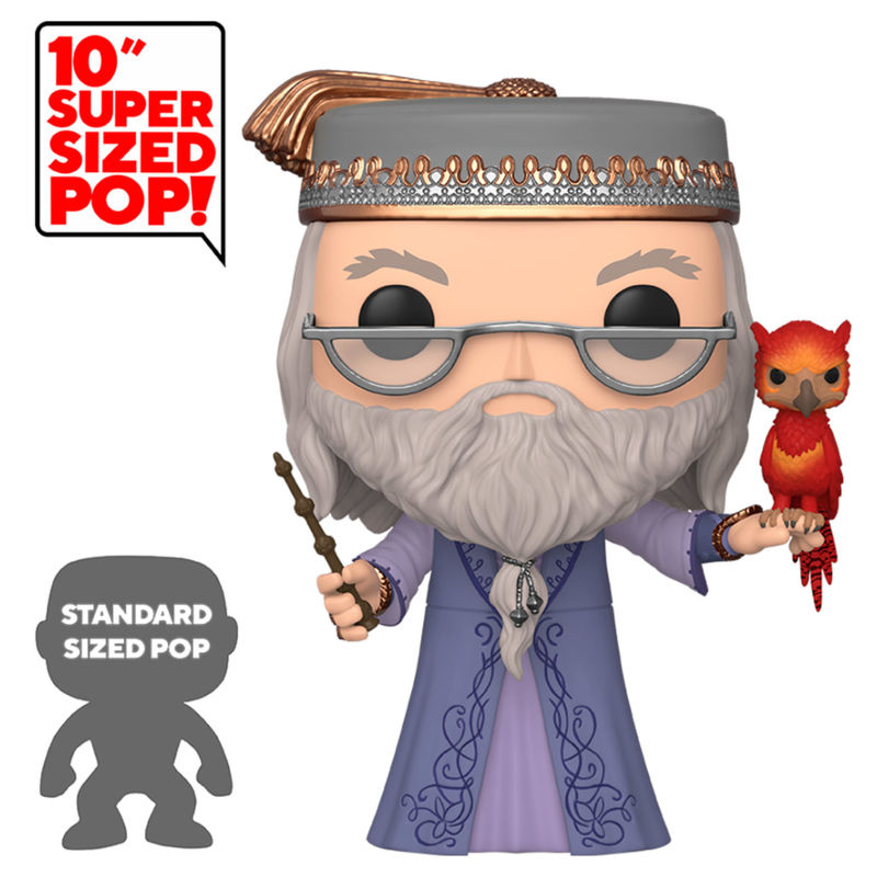 Funko Figura POP Harry Potter Albus Dumbledore with Fawkes 25cm (imagen 2 de 6)