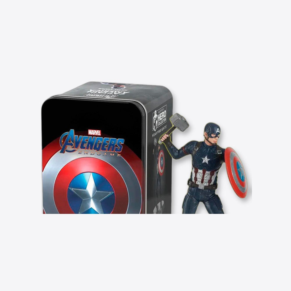Eaglemoss Hero Collector Figura Capitan America Heavyweights Los Vengadores Avengers Marvel (imagen 4 de 6)