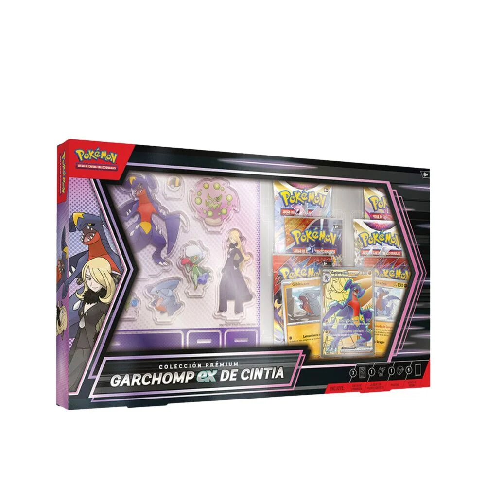 Pokemon Juego De Cartas Latino Blister cartas Garchomp ex Cynthia Pokemon (imagen 4 de 5)