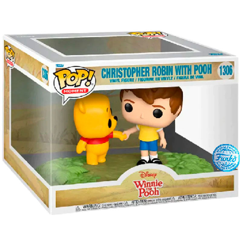 Funko Figura POP Moments Disney Winnie the Pooh Christopher Robin with Pooh Exclusive (imagen 2 de 3)