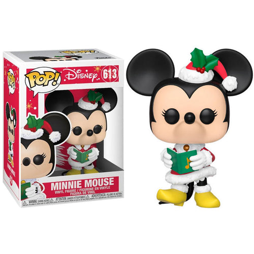 Disney Figura POP Minnie Mouse Navideña Funko Coleccionable