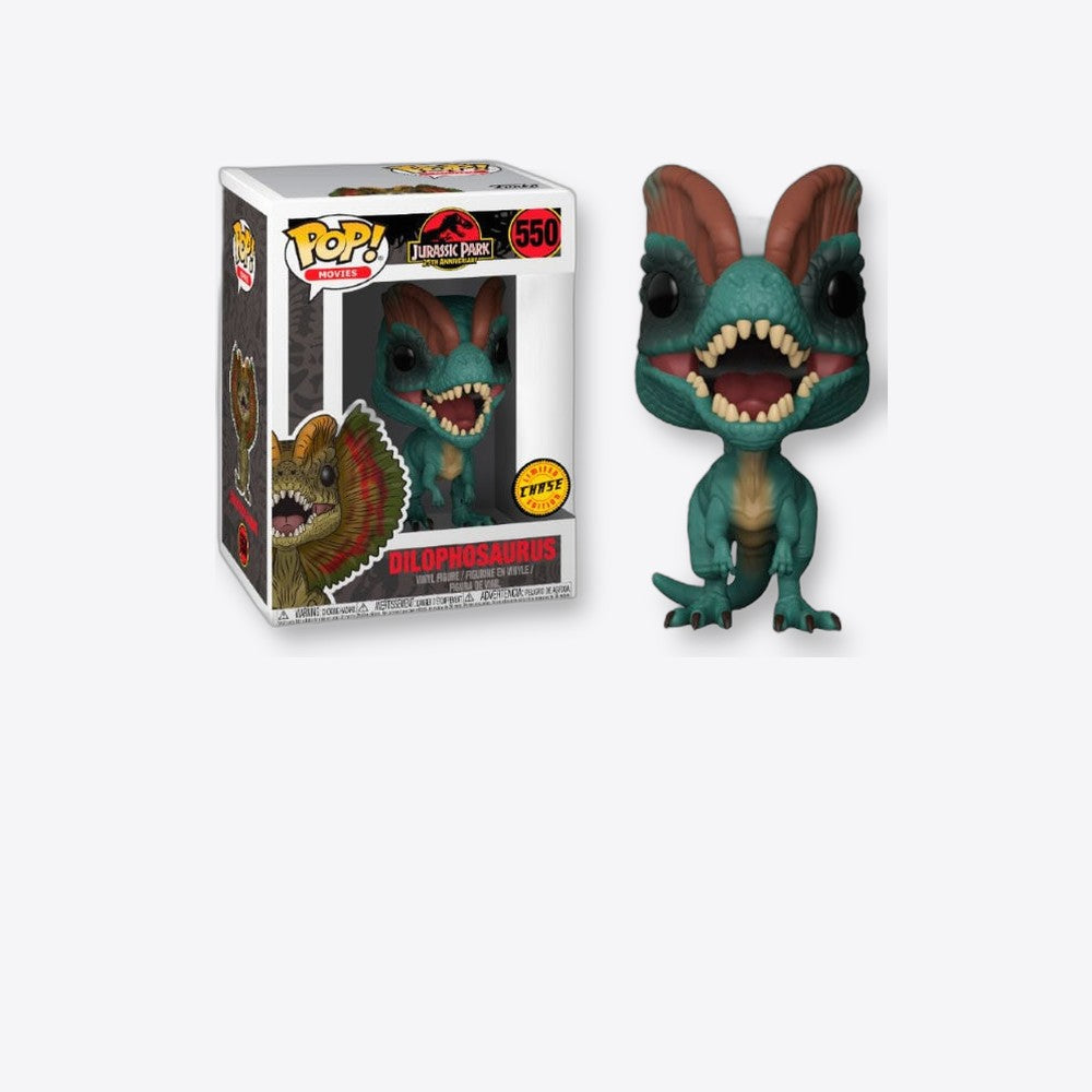 Funko Figura POP Jurassic Park Dilophosaurus Chase (imagen 6 de 6)