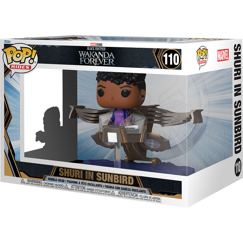 Funko Figura POP Black Panther Wakanda Forever Shuri in Sunbird (imagen 3 de 4)
