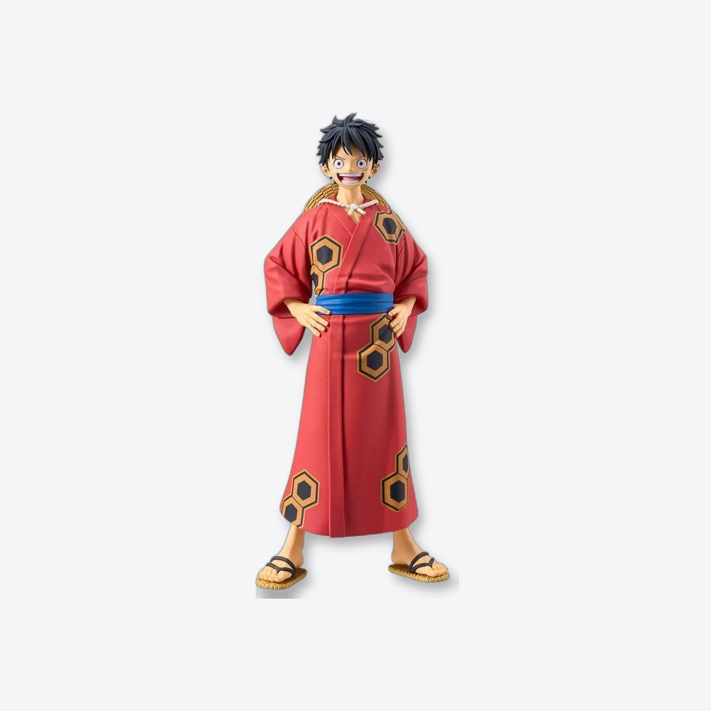 Banpresto Figura Monkey D Luffy Wanokuni Yukata The Grandline Series One Piece 16cm (imagen 2 de 6)