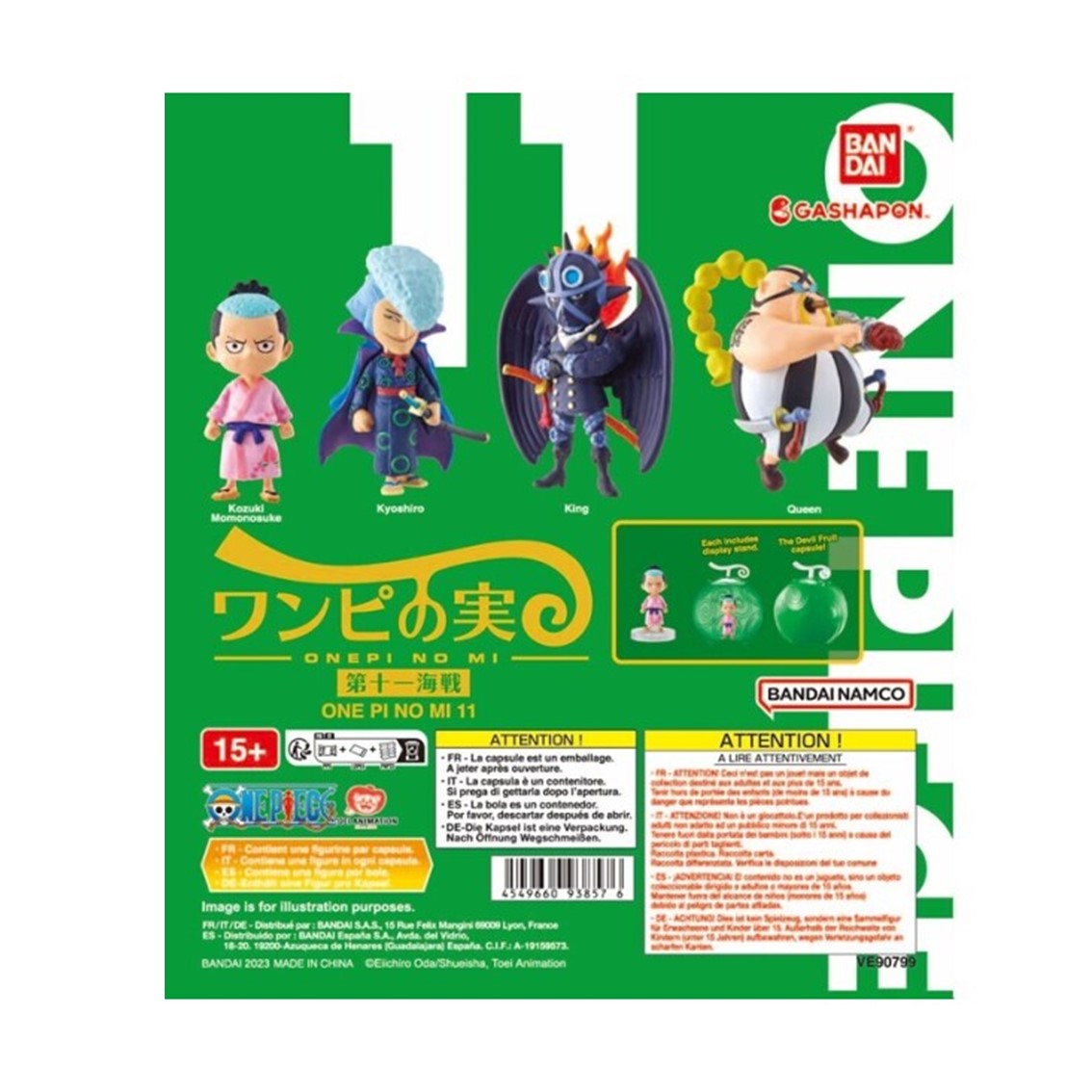 Banpresto Set gashapon figuras bandai lote 20 articulos one piece no mi 11
