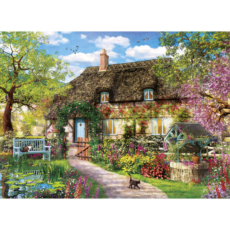 [Paisajes] Puzzle The Old Cottage 1000 Piezas Alta Calidad