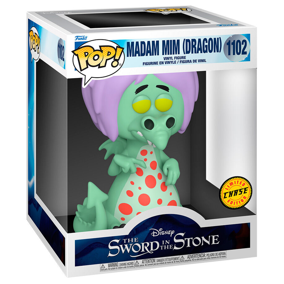 Funko Figura POP Disney Merlin El Encantador Mim as Dragon Chase 15cm (imagen 2 de 4)