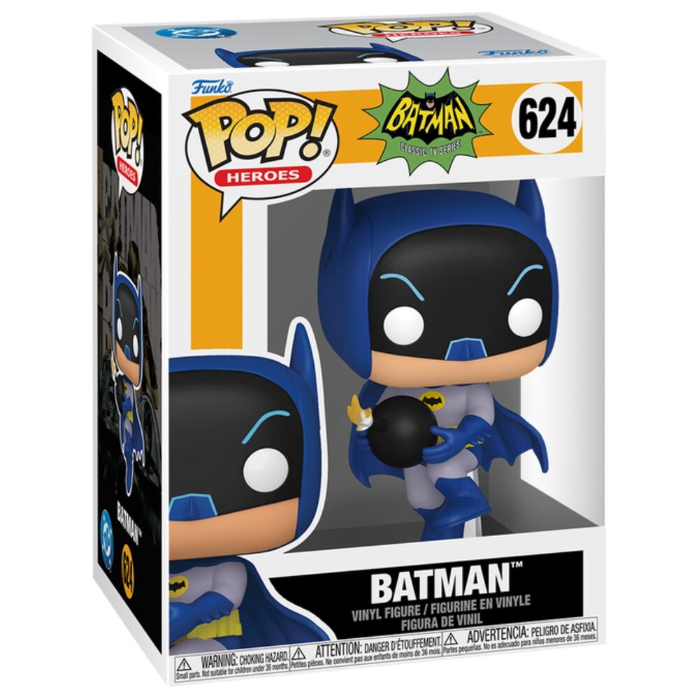 DC Comics Figura POP Batman 66 Serie 2 con Bomba Funko