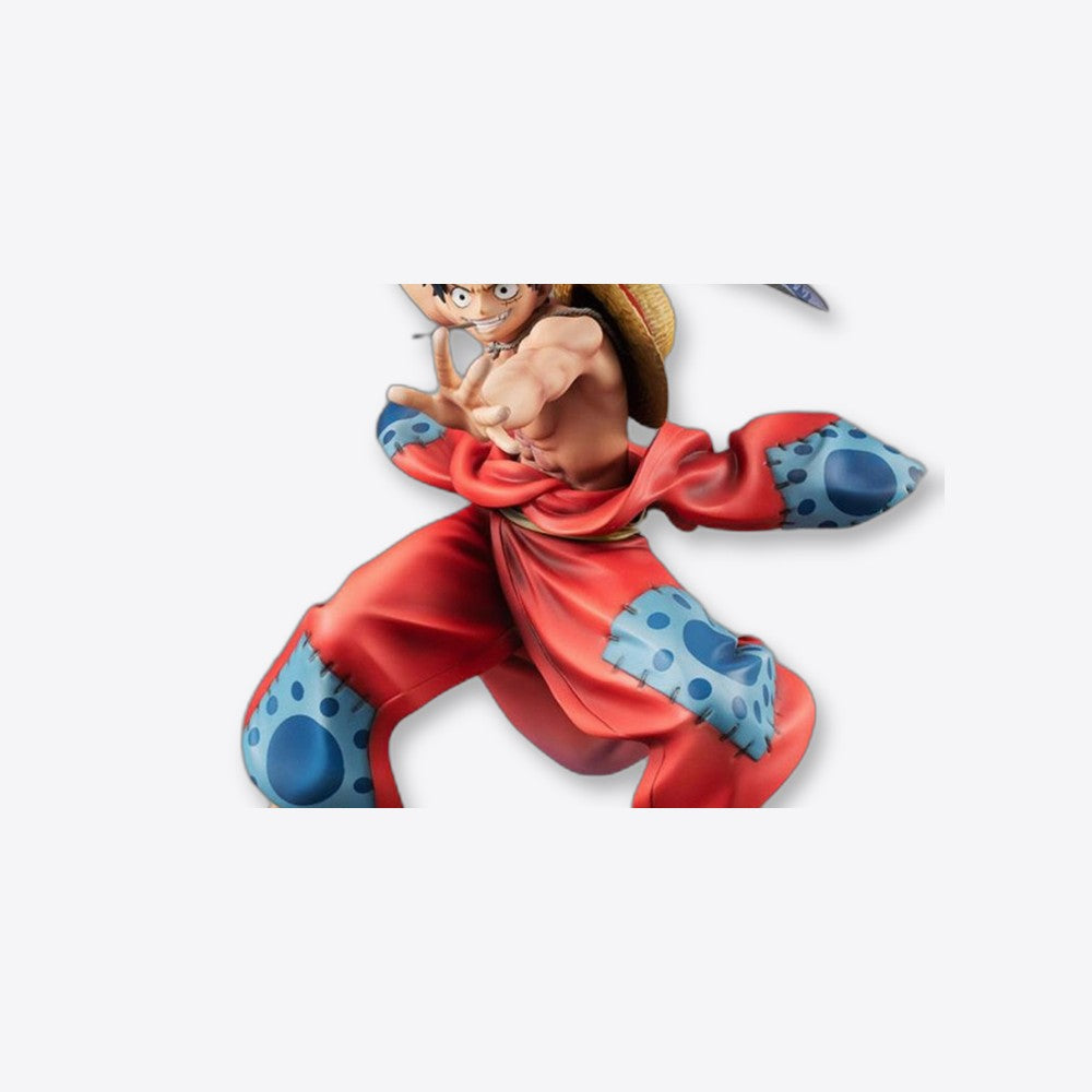Figura megahouse one piece p.o.p statue warriors alliance luffy taro (imagen 5 de 6)