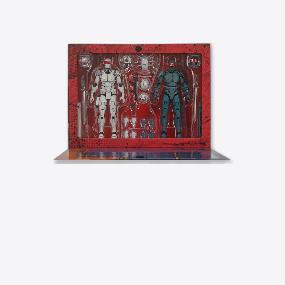 Figura neca teenage mutant ninja turtles synja patrol troop reinforcements pack 2 scale action 18cm (imagen 6 de 6)