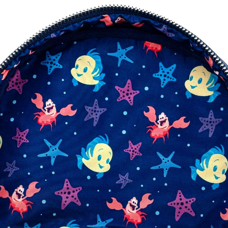 Mochila Gondola La Sirenita Disney Loungefly 31cm (imagen 2 de 5)