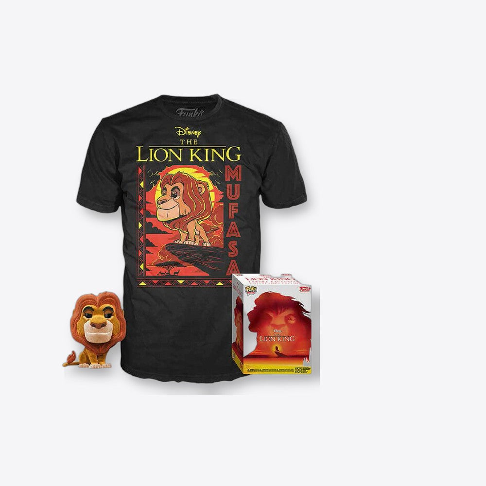 Funko Set figura POP & Tee Disney El Rey Leon Mufasa (imagen 6 de 6)