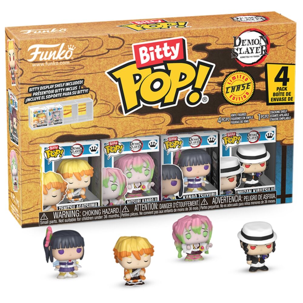 Demon Slayer Blister 4 Bitty POP Zenitsu y amigos Funko