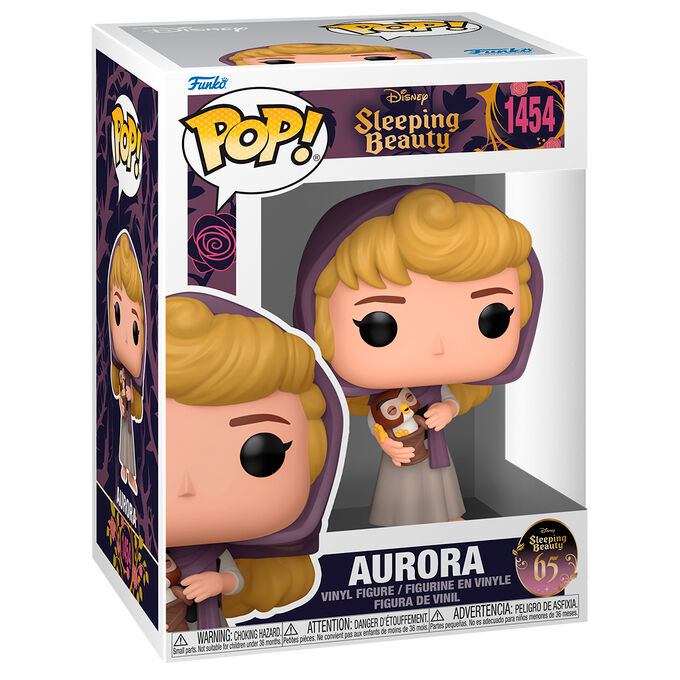 Disney La Bella Durmiente Figura POP Aurora con Búho Funko