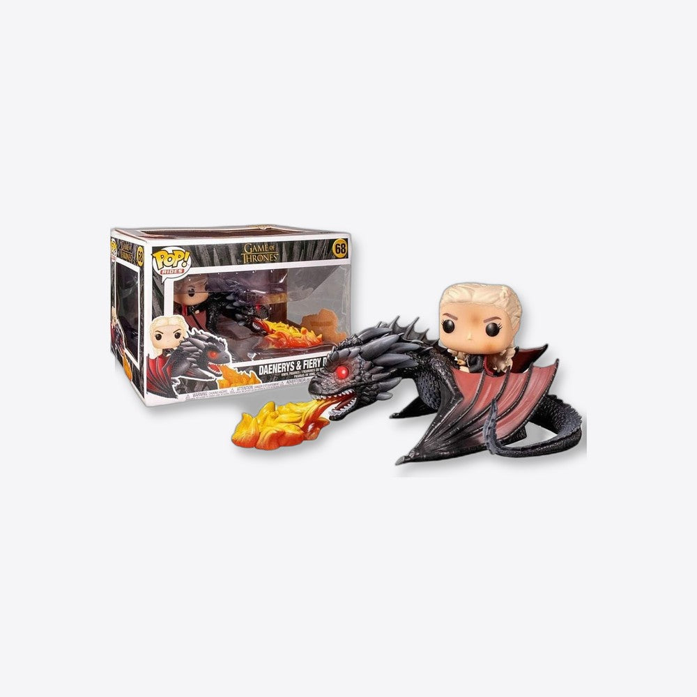 Funko Figura POP Juego de Tronos Daenerys on Fiery Drogon (imagen 3 de 6)