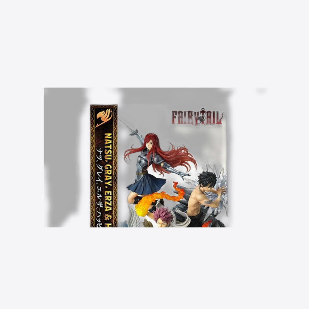 Desconocido Figura prime 1 studio fairy tail estatua natsu gray erza happy deluxe version (imagen 3 de 6)
