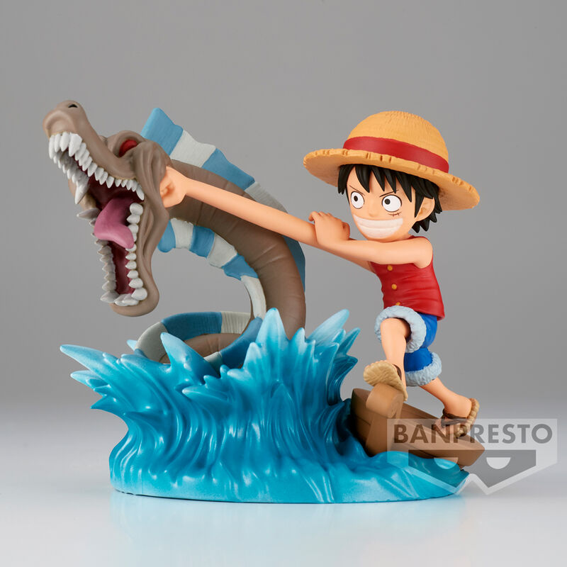 Banpresto Figura Monkey D Luffy vs Local Sea Monster Log Stories One Piece 7cm (imagen 2 de 6)