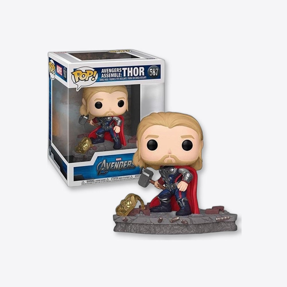 Funko pop deluxe marvel los vengadores avengers thor assemble 45635 (imagen 2 de 6)
