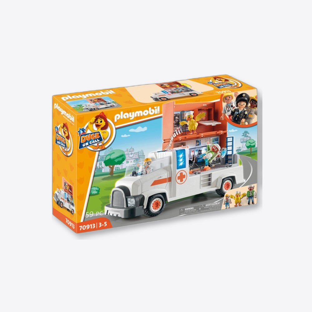 Playmobil duck on call camion ambulancia (imagen 2 de 6)