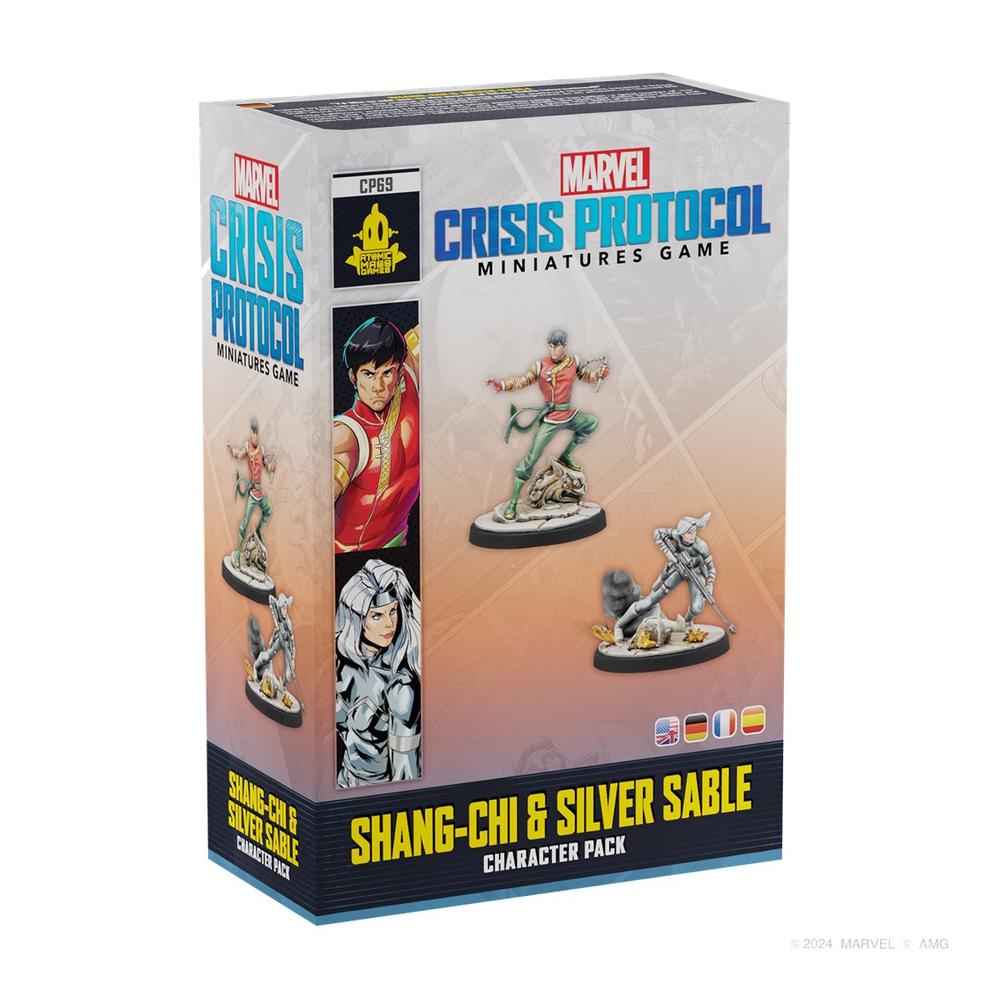 Asmodee Juego de mesa marvel crisis protocol shang - chi & silver sable edad recomendada 14 años