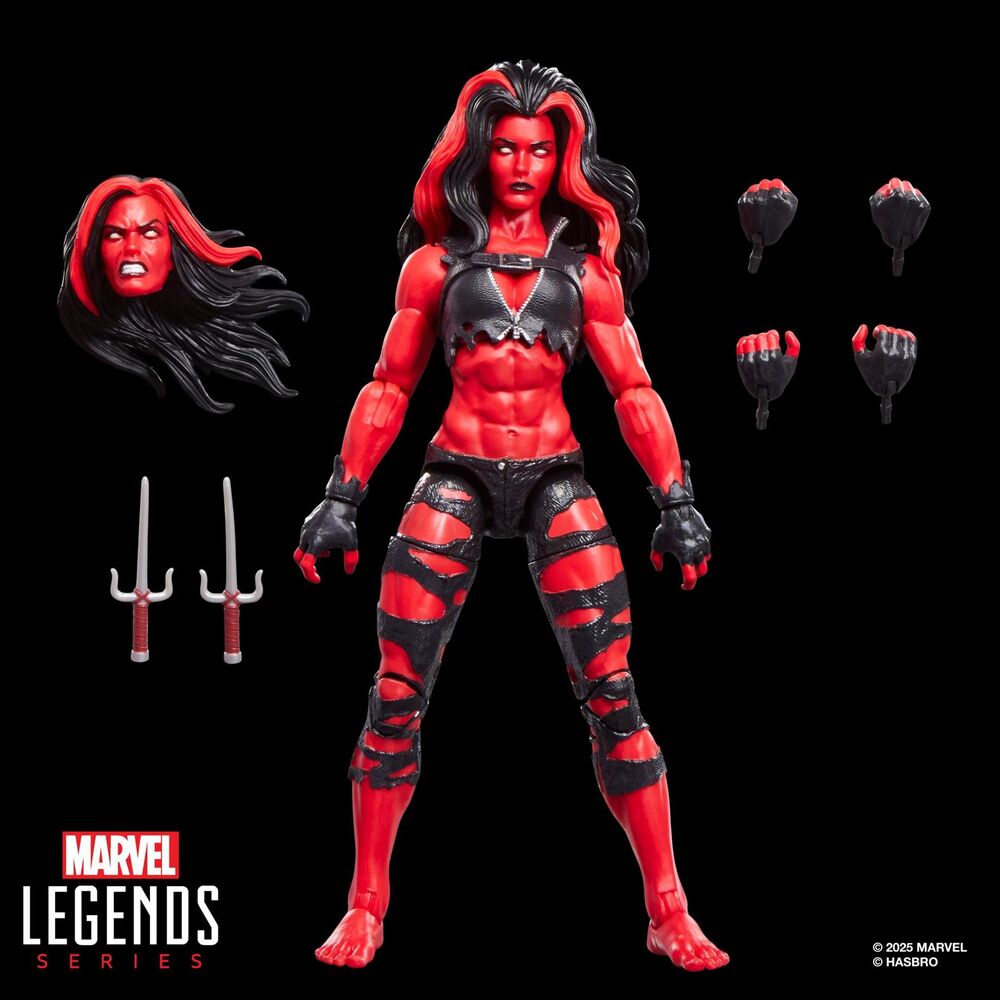 Marvel Legends Figura Hulka Roja She-Hulk 15cm Hasbro