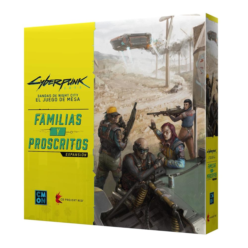 Asmodee Juego de mesa cyberpunk 2077: familias y proscritos edad recomendada 14 años