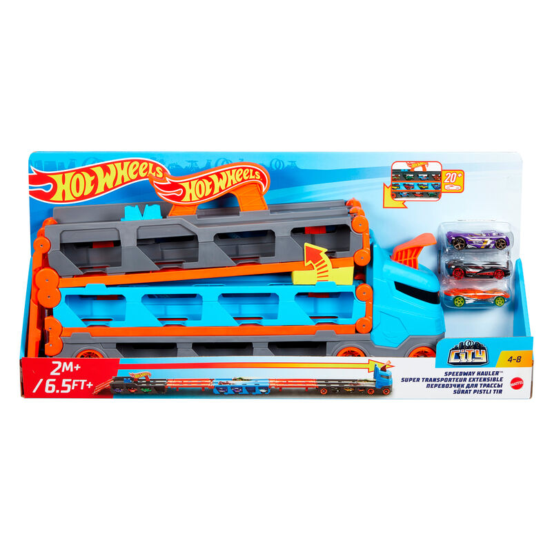 Hot Wheels Camión Transporte Convertible Juguete Niños