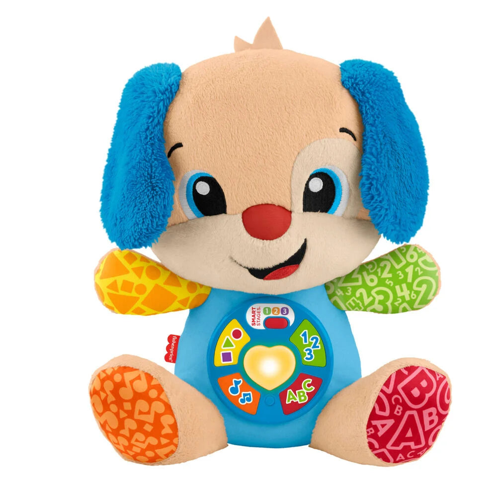 Fisher-Price Peluche Perrito Aprende Conmigo Rie y Aprende