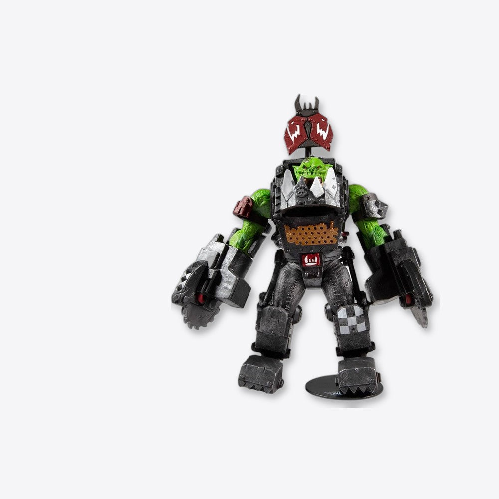Figura mcfarlane toys warhammer 40k ork meganob con sierra circular (imagen 4 de 6)