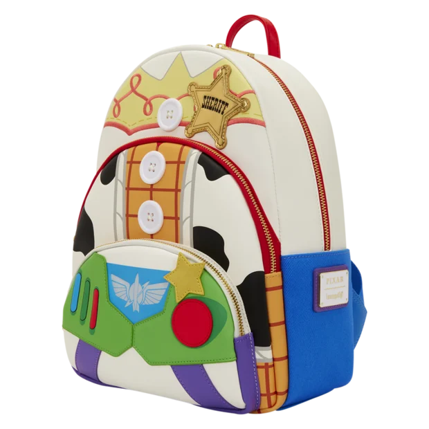 Mochila Jessie, Woody & Buzz Lightyear Toy Story 5 Disney Pixar Loungefly 31cm (imagen 8 de 9)