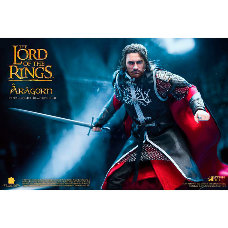Star Ace Figura Real Master Aragorn El Señor de los Anillos 23cm (imagen 2 de 7)