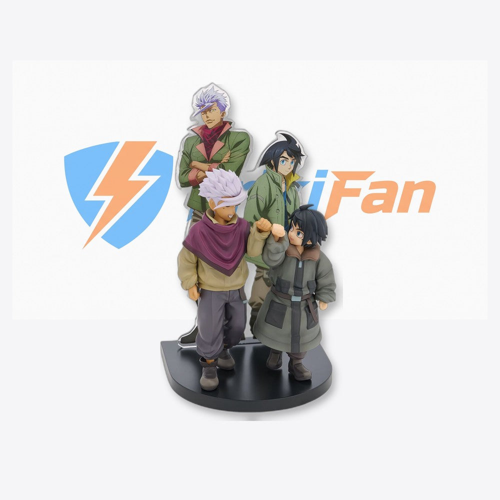 Banpresto Figura Ichibansho Augus Mikazuki & Itsuka Orga Iron-Blooded Orphans Mobile Suit Gundam 18cm (imagen 5 de 6)