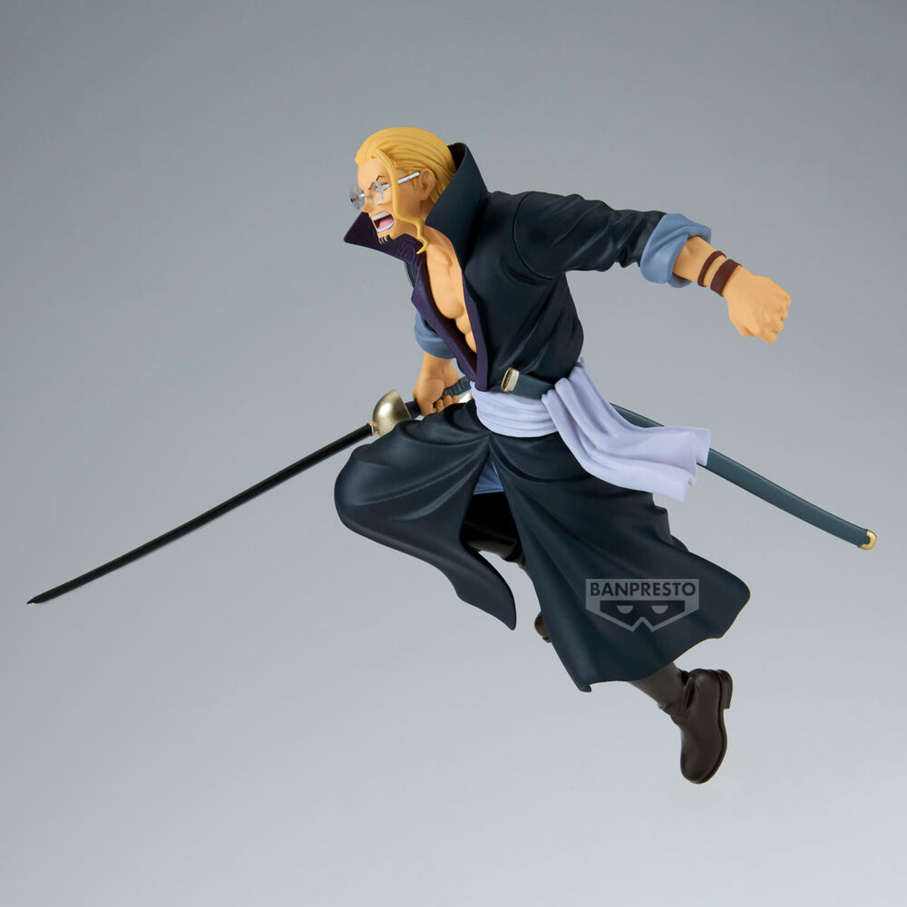 One Piece Figura Silvers Rayleigh Battle Record 16cm Banpresto
