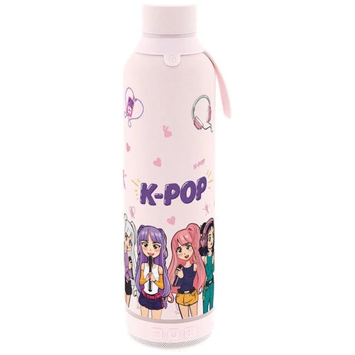 Lovely Story Botella termica con altavoz Pink KPop 600ml