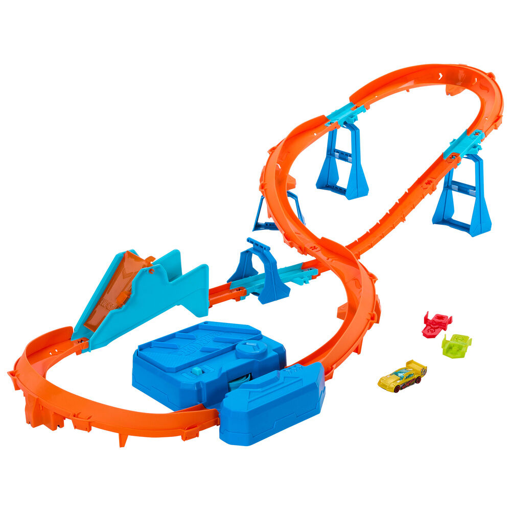 Pista Carreras con Salto Impulsado Hot Wheels - Juegos y Juguetes | Transformers
