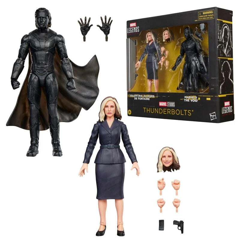Hasbro Set 2 Figuras Valentina Allegra De Fontaine & Marvels The Void Thunderbolts Marvel 15cm (imagen 4 de 10)