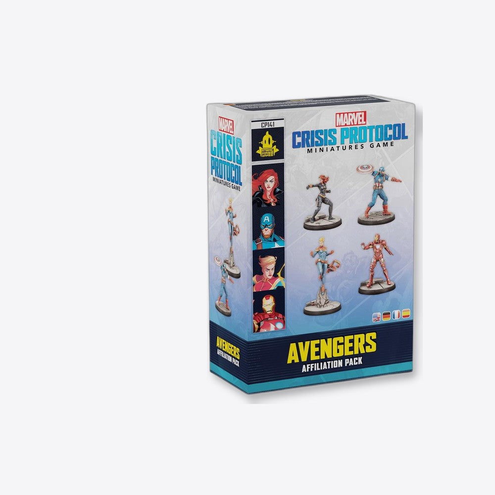 Asmodee Juego de mesa marvel crisis protocol avengers affiliation pack edad recomendada 14 años (imagen 4 de 6)