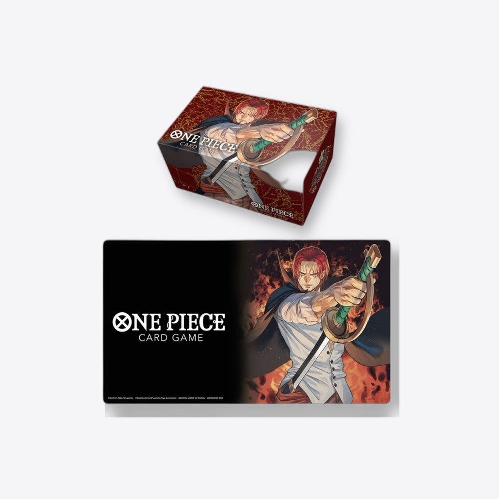 Bandai Rojo Tapete y caja de almacenamiento one piece shanks (imagen 2 de 6)