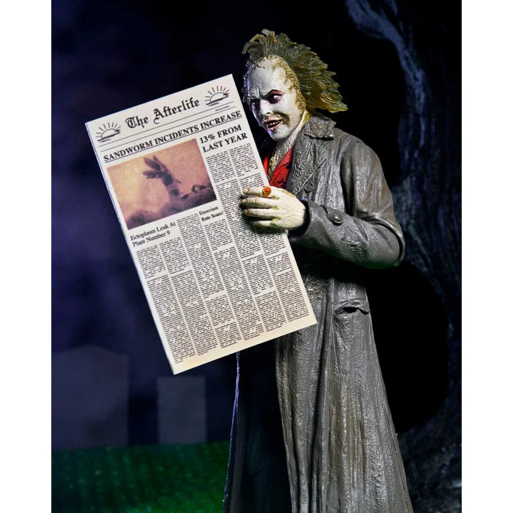 Neca Figura Ultimate Beetlejuice: Tour Guide The Bio-Exorcist Beetlejuice 1988 18cm (imagen 4 de 9)