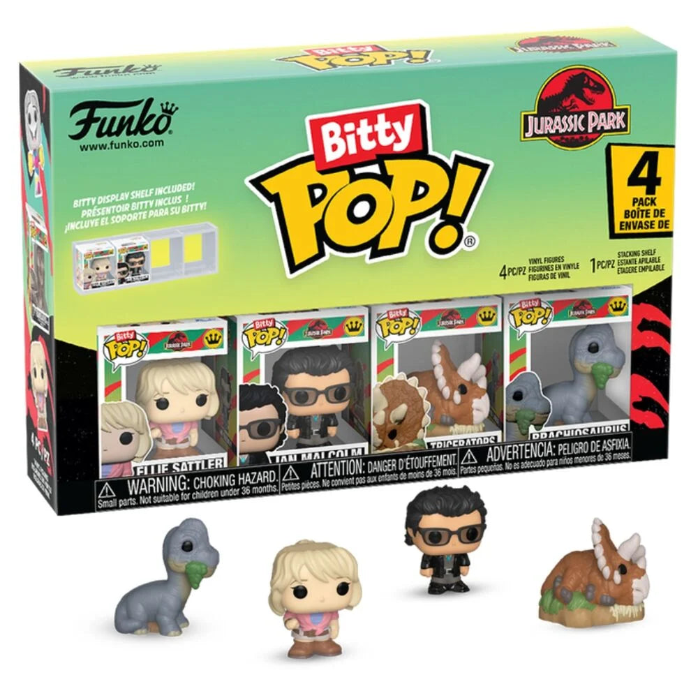 Blister 4 figuras Bitty POP Triceratops - Figuras | Jurassic Park