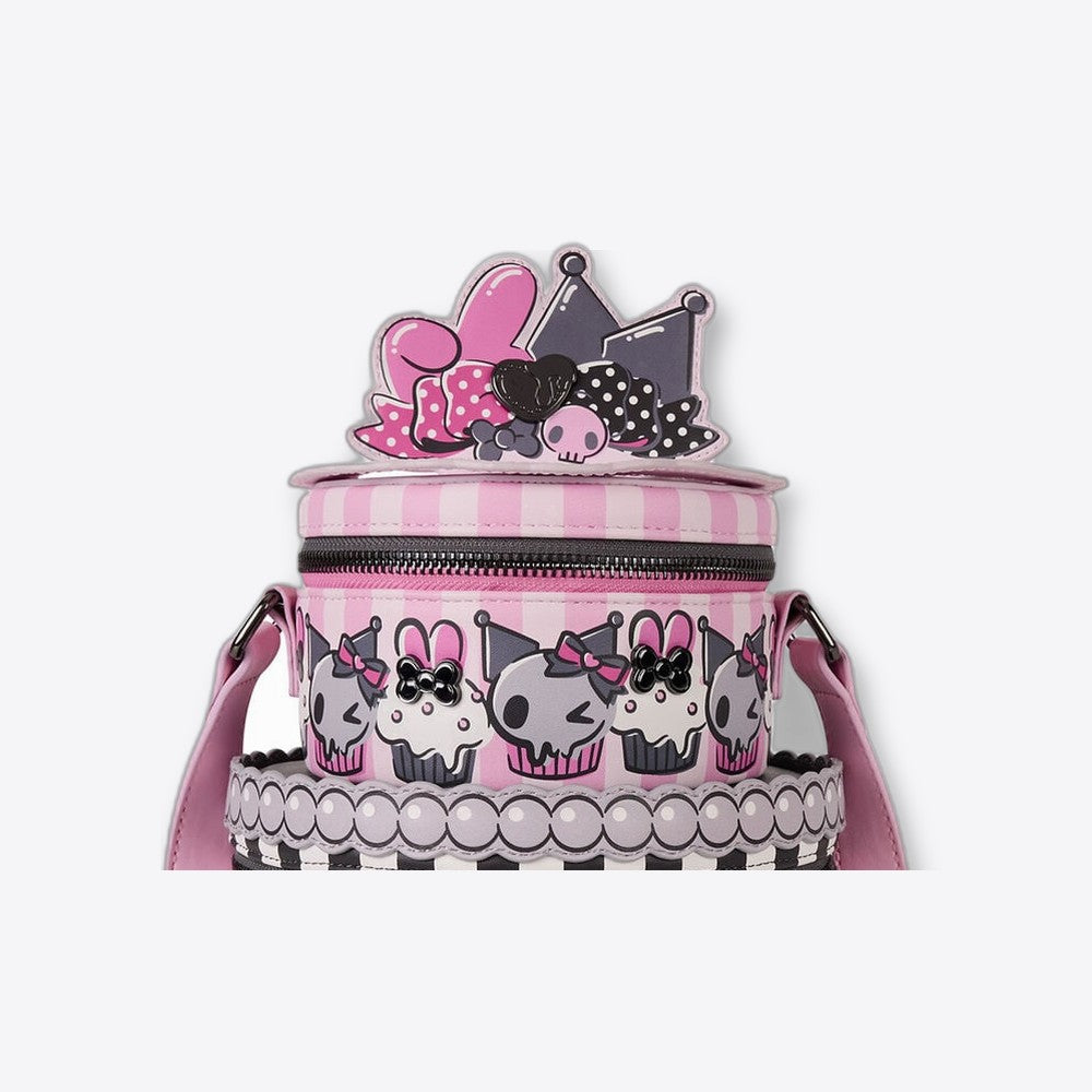 Bolso bandolera My Melody and Kuromi Sanrio Loungefly (imagen 6 de 6)