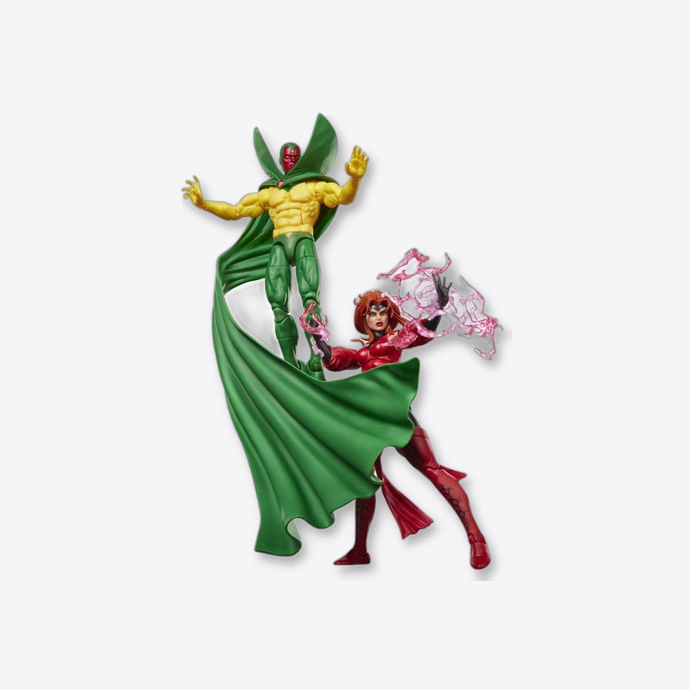 Hasbro Pack 2 figuras marvel legends series earth's mightiest heroes avengers vision & scarlet witch (imagen 2 de 6)