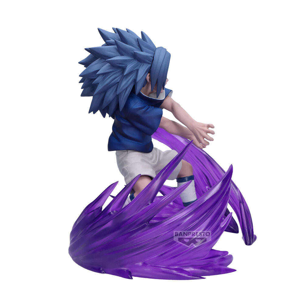 Banpresto Figura Sasuke Uchiha Vibration Stars Naruto 72 Series 15cm (imagen 3 de 6)