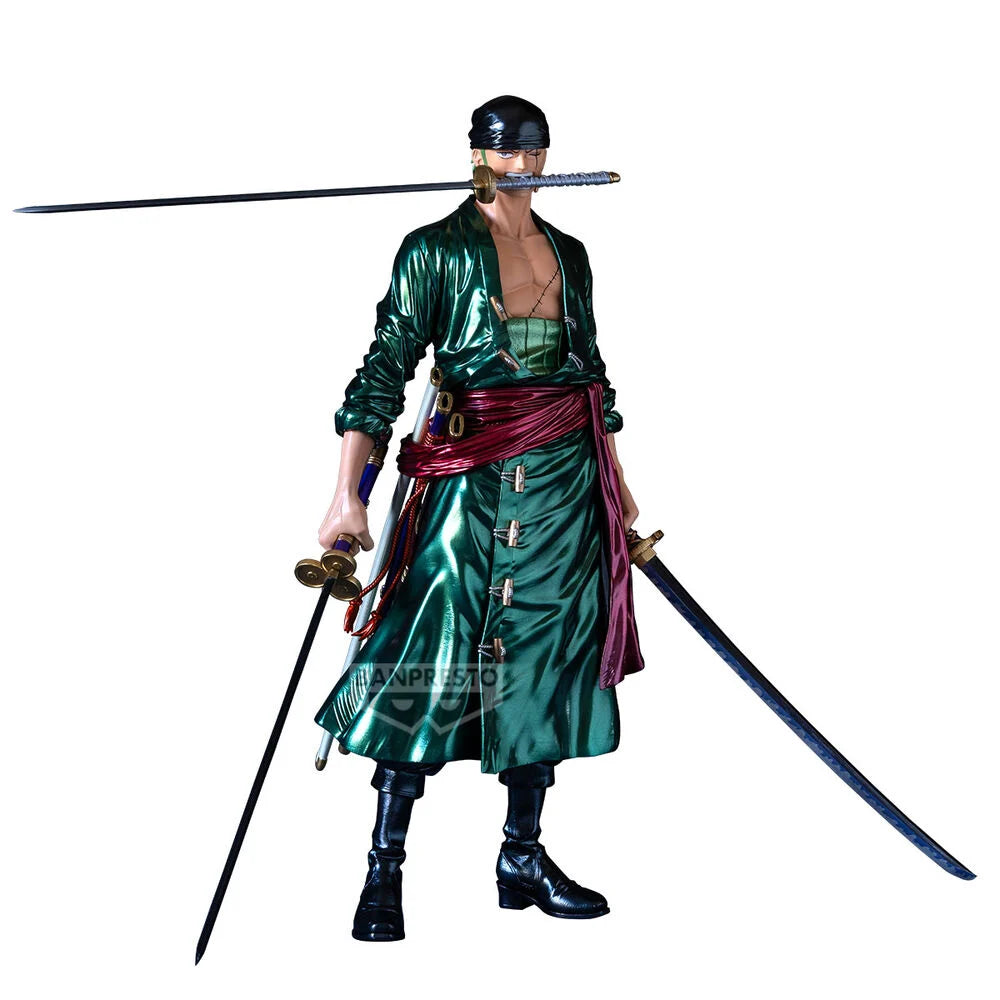 One Piece Figura Roronoa Zoro The Metallic Banpresto 30cm