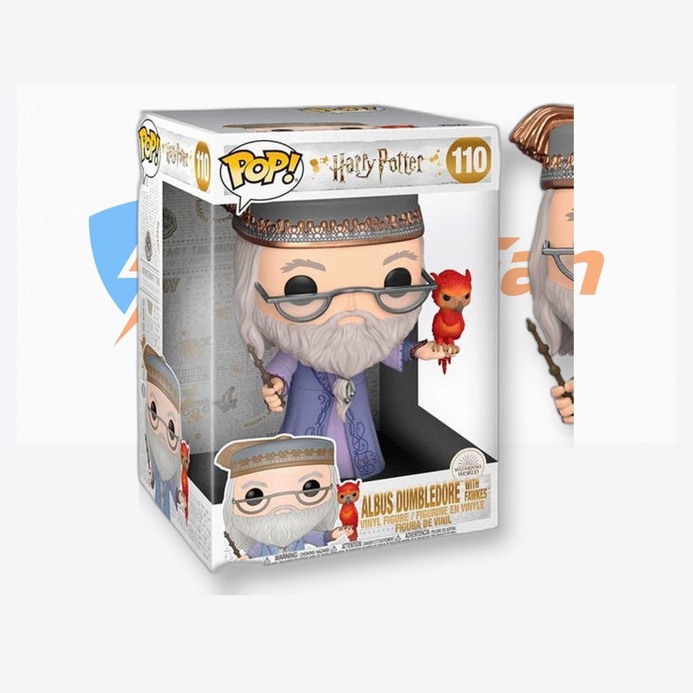 Funko Figura POP Harry Potter Albus Dumbledore with Fawkes 25cm (imagen 5 de 6)