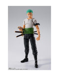 Tamashii Nations Roronoa zoro - romance dawn -  fig. 15 cm one piece sh figuarts re - run